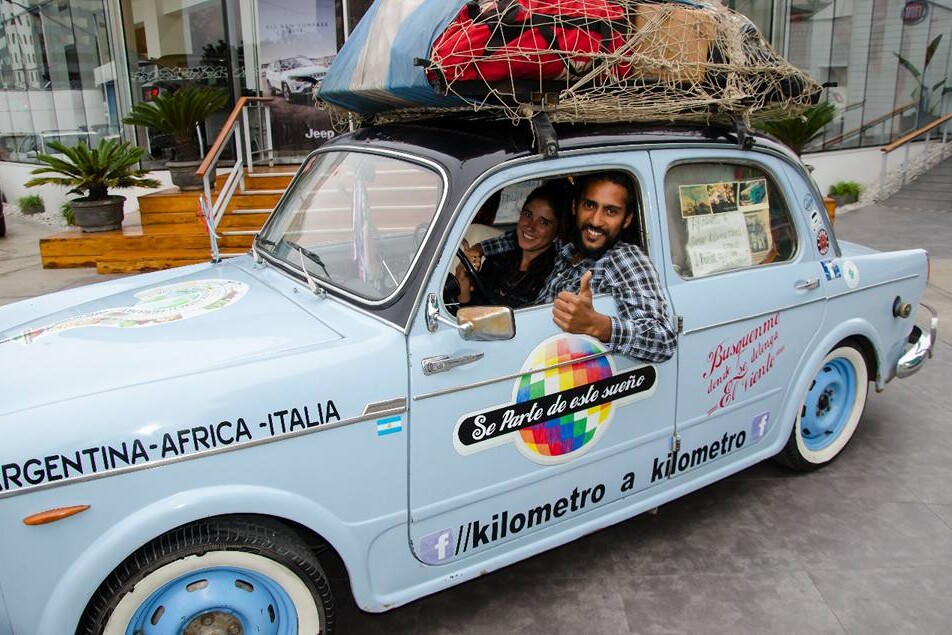 kilometro a kilometro fiat 1100 scomfort zone sudamerica capo verde italia argentina|||||||